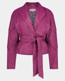 Online Appele Leather Jacket Jacks