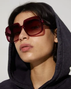 Fashion Coco Zonnebril Paars Accessories