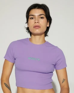 Discount Cropped Top Lilac T-Shirts & Tops