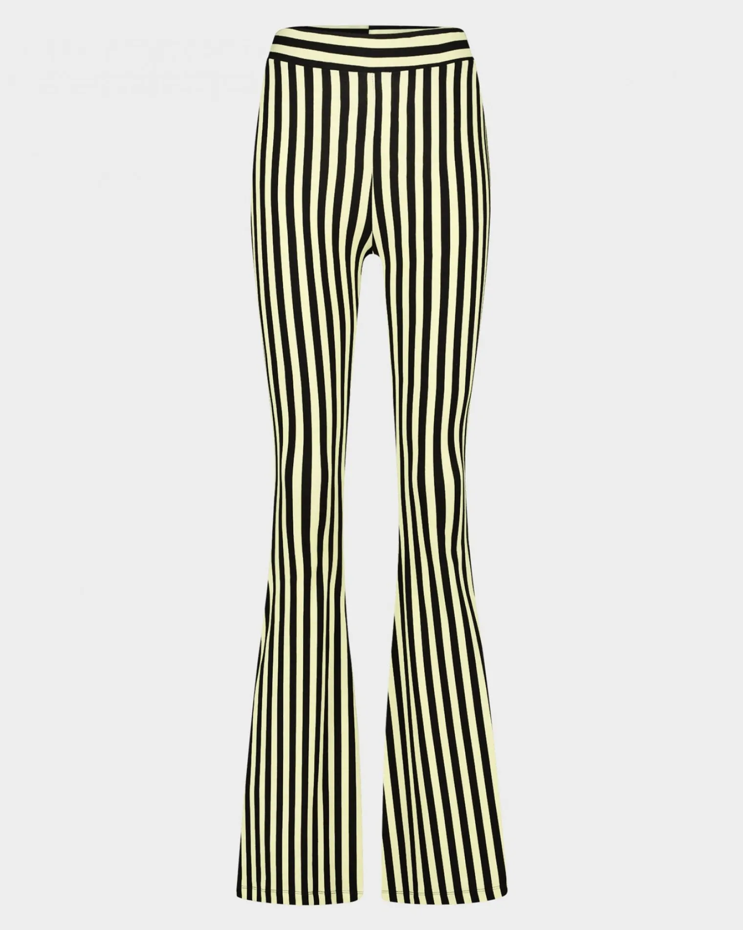 Clearance Erica Flared Broek Geel Broeken