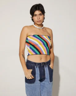Cheap Estel Smocked Top T-Shirts & Tops