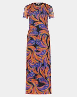Clearance Eyva Mesh Dress Lilac Jurken