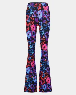 Best Iris Flared Broek Blauw Broeken