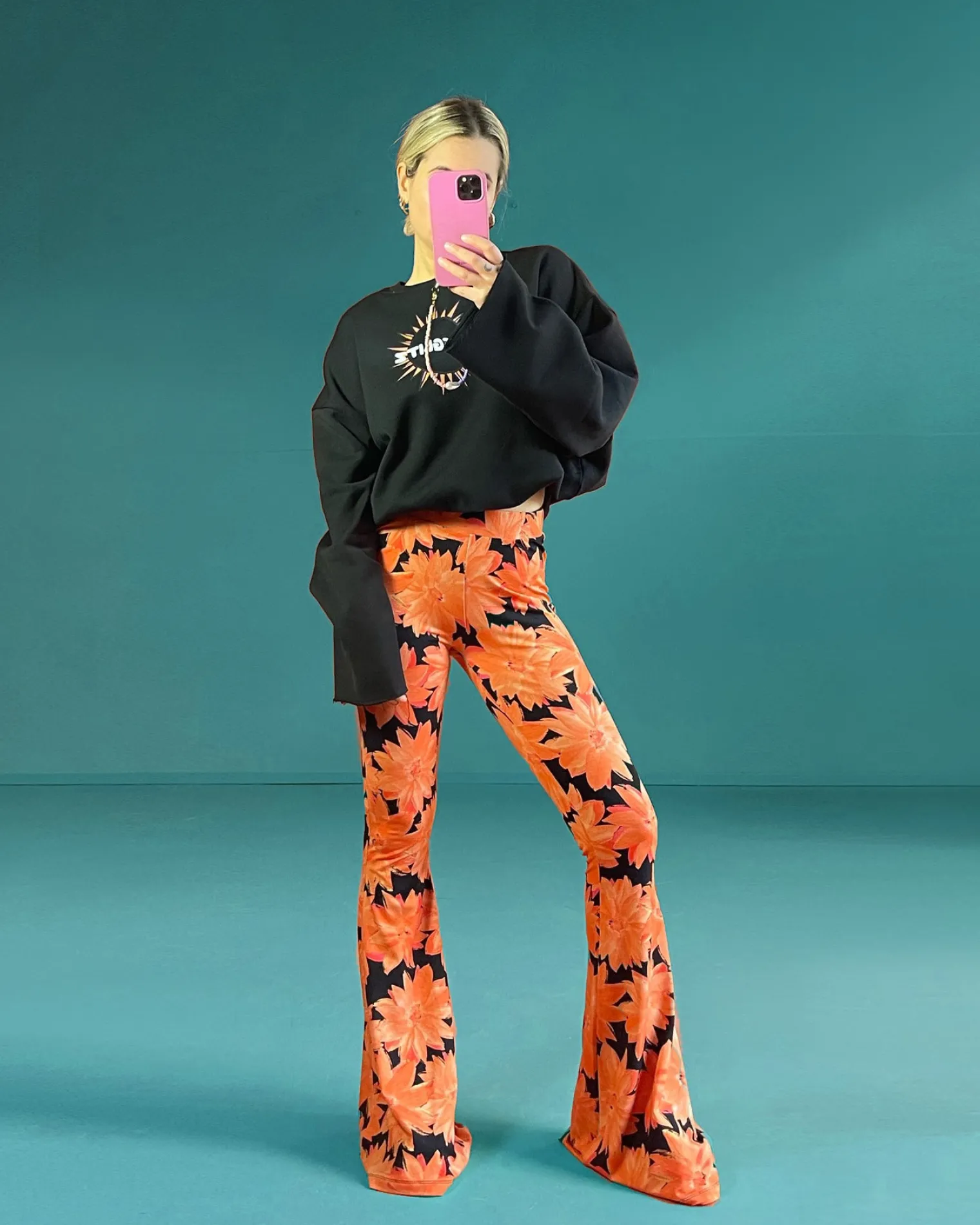New Joan Flared Broek Broeken