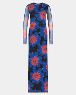 Flash Sale Josh Mesh Dress Blue Jurken