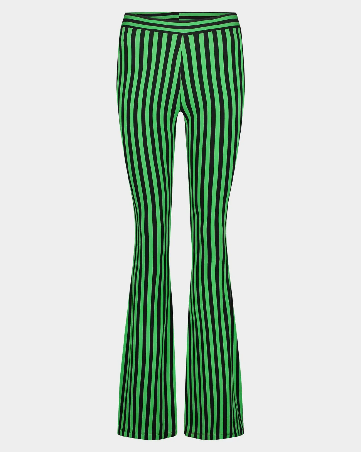 Discount Norrey Flared Broek Groen Broeken