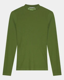 Clearance Stieg Pulli Groen Pullis & Sweaters
