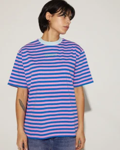 Online Striped T-Shirt Grape T-Shirts & Tops