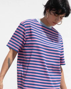 Online Striped T-Shirt Grape T-Shirts & Tops